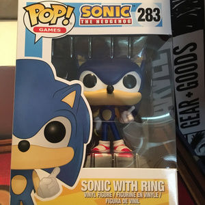 Funko Other - Sonic the Hedgehog with Golden Ring Funko Pop #283 Funko Other - Sonic the Hedgehog with Golden Ring Funko Pop #283